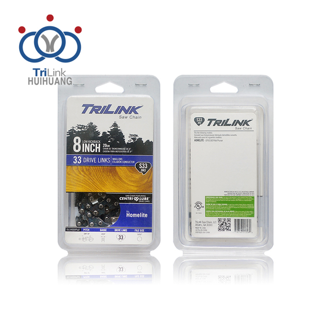 Sıcak satış standart tahrik bağlantıları yarı keski trilink zincir testere ağaç kesici zincir çin'de